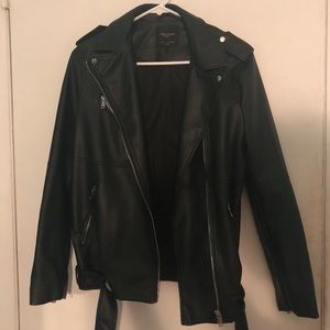 Zara leather jacket